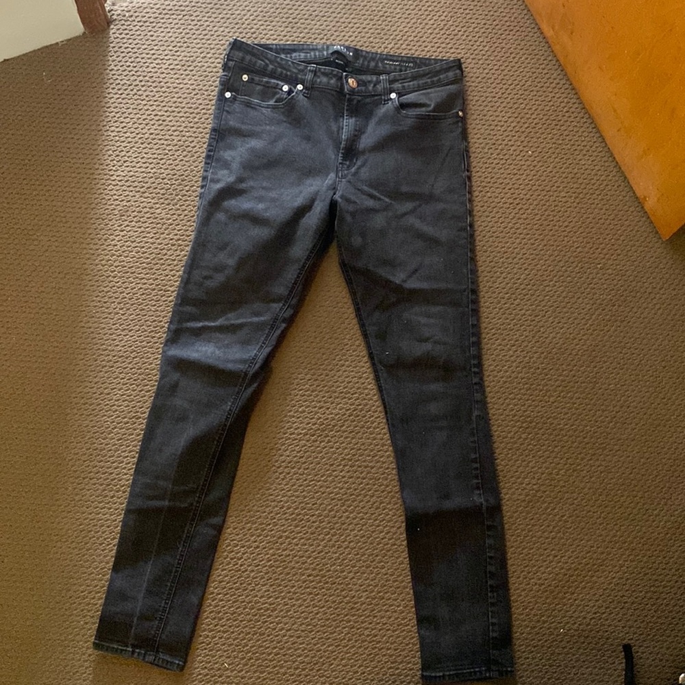 Pacsun Black Stacked Skinny Jeans